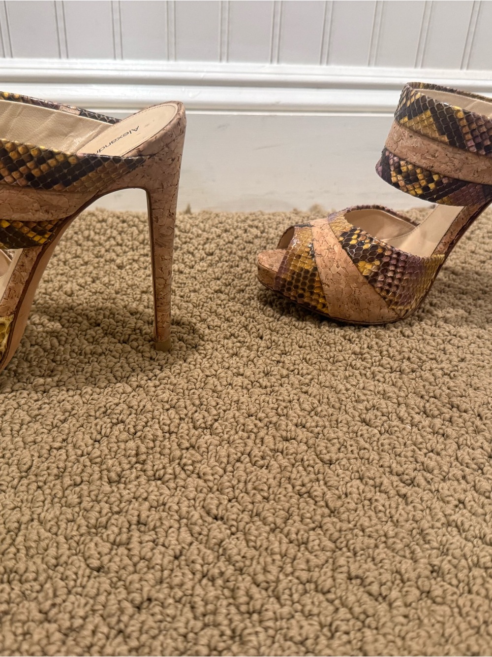 Alexandre Birman python and cork mule - Picture 5 of 7